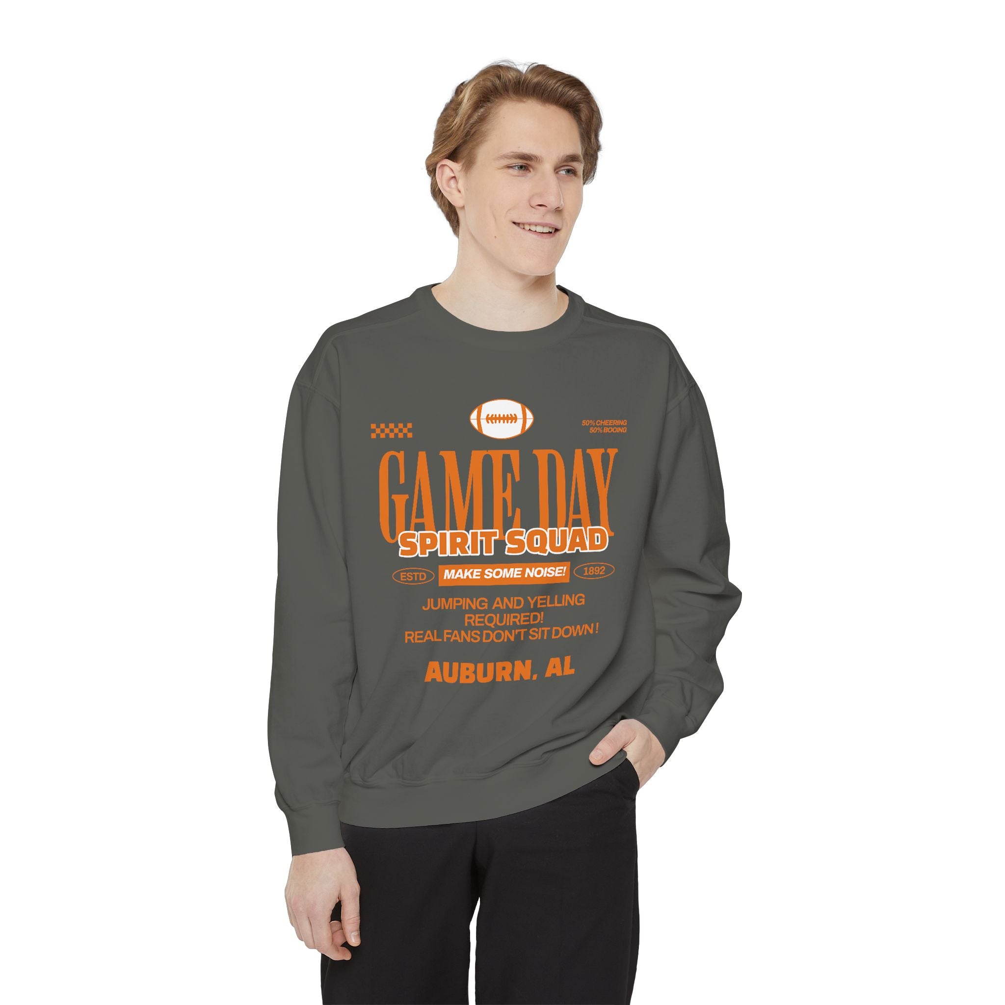 SPIRIT Squad! Game Day Auburn, Alabama Sweatshirt, SEC, D1, Make Some Noise, Football Season, Football Fan, College Football