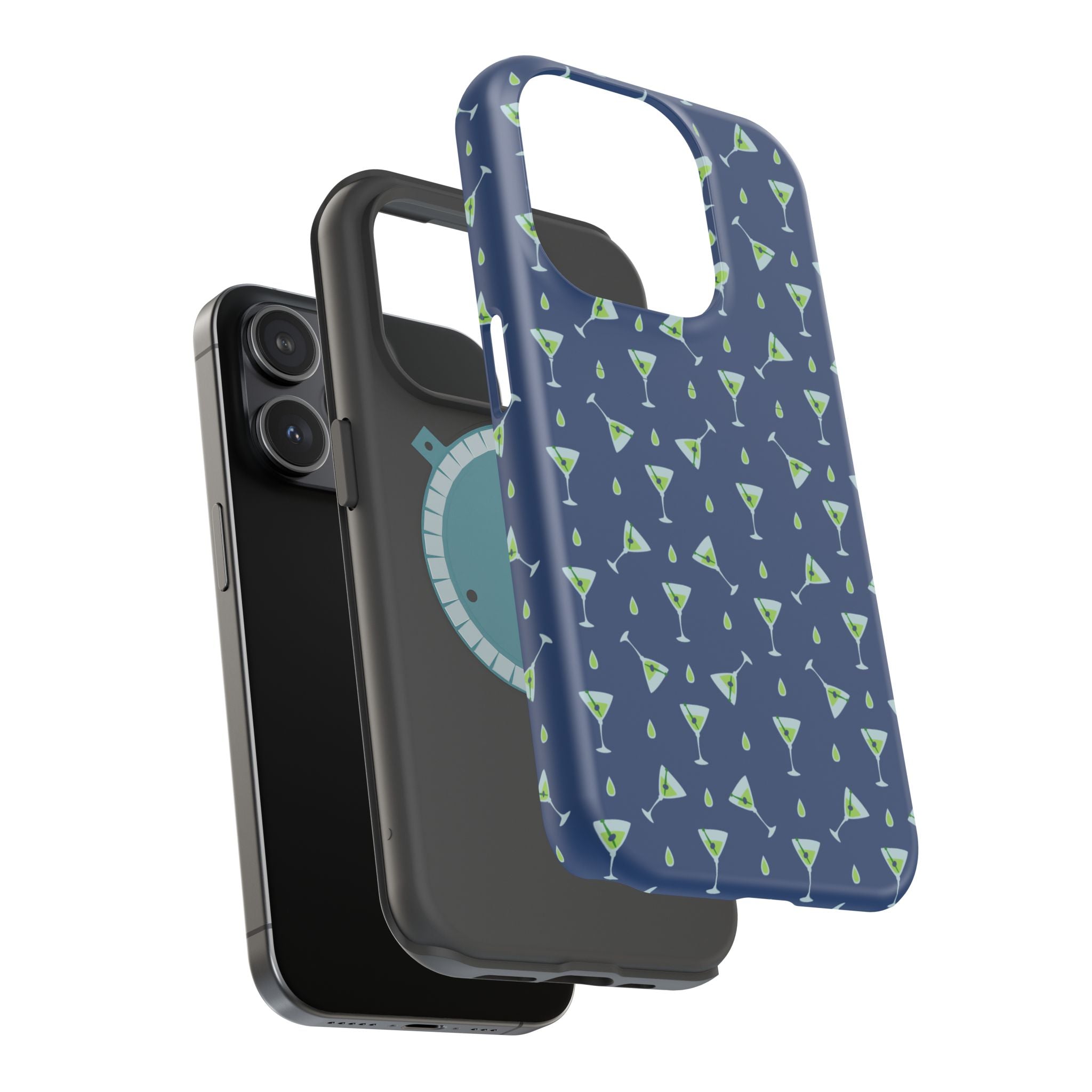 Navy Dirty Martini Mini Magnetic Tough Case