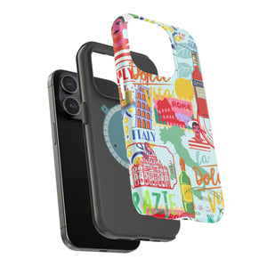 Italy Collage Magnetic Tough Case