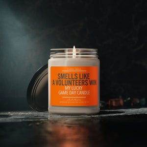 Smells Like A Volunteers Win Candle | Lucky Game Day | Football | Tennessee Sports | Game Day Decor | Sport Themed | Made with Alabama Tears