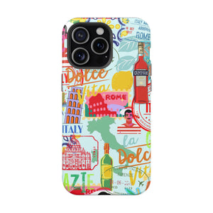 Italy Collage Magnetic Tough Case