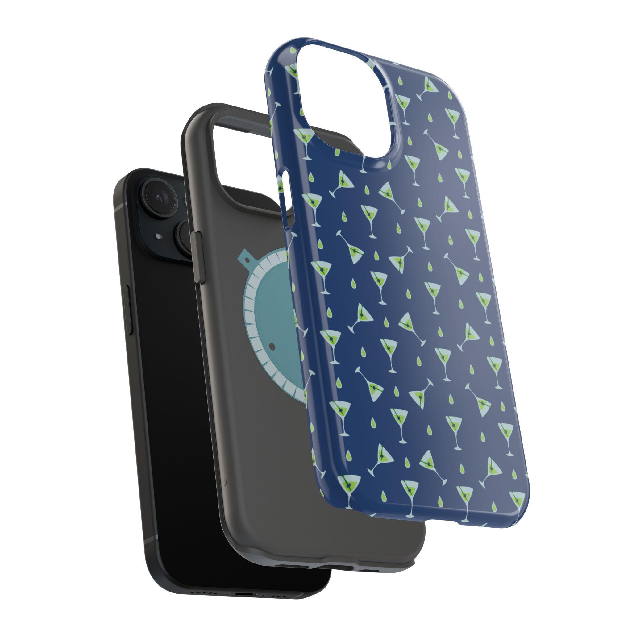 Navy Dirty Martini Mini Magnetic Tough Case