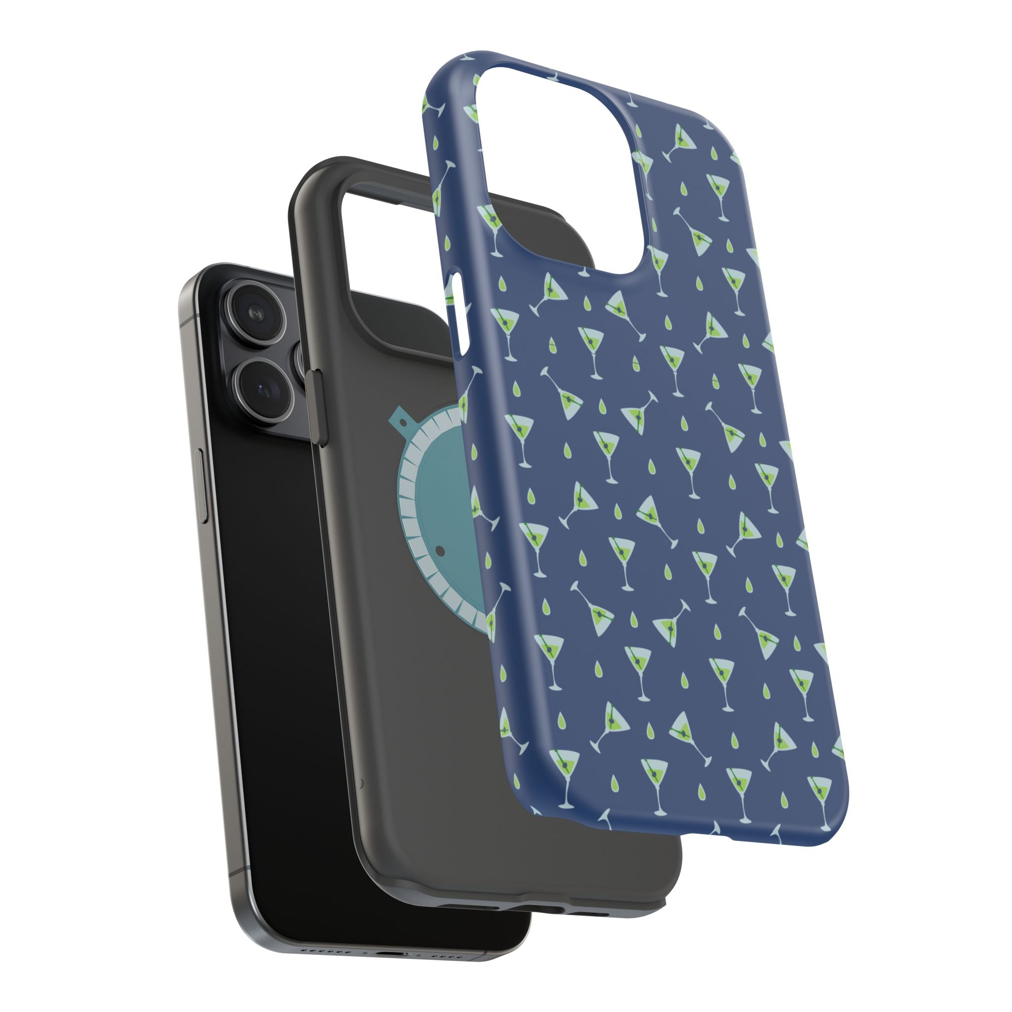 Navy Dirty Martini Mini Magnetic Tough Case