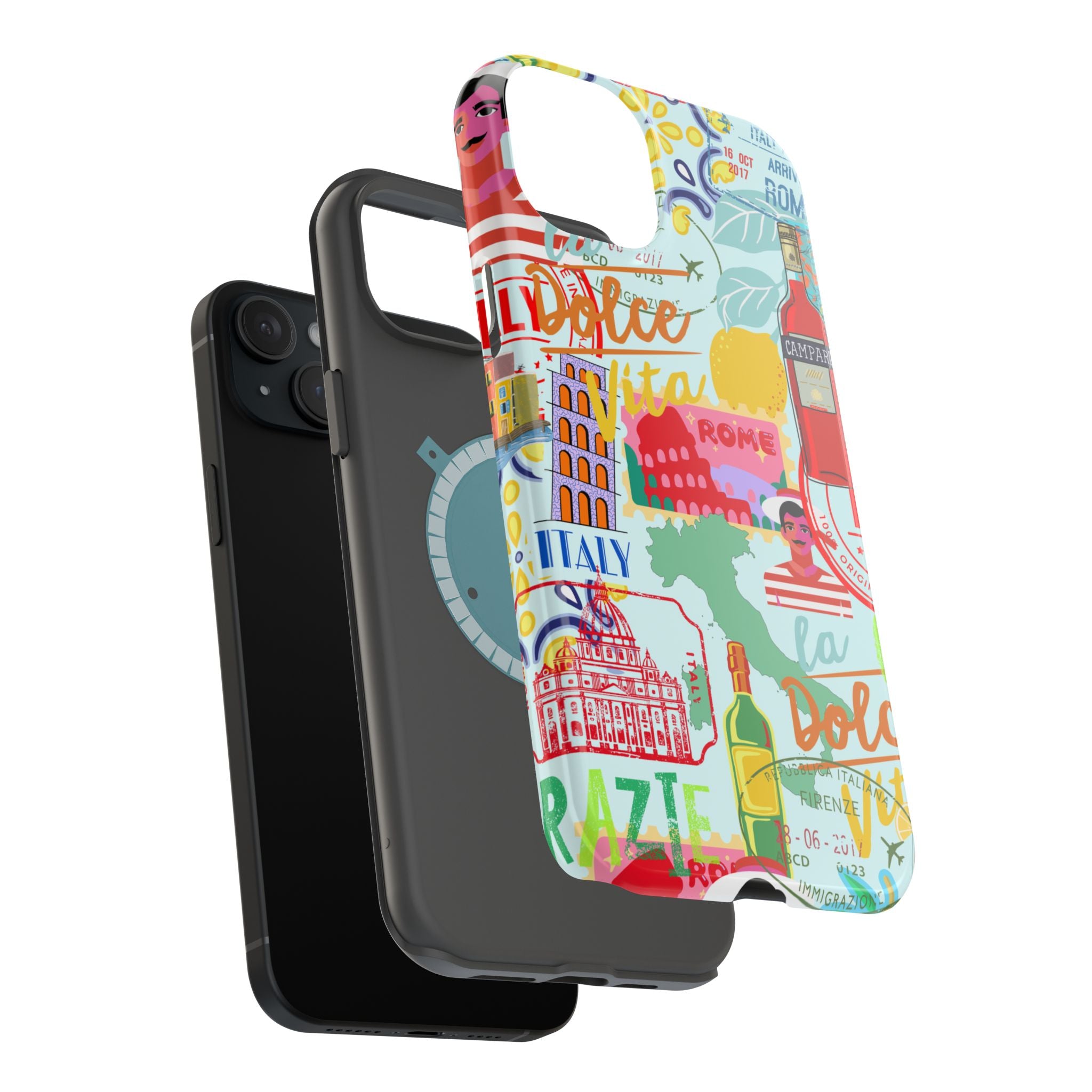 Italy Collage Magnetic Tough Case