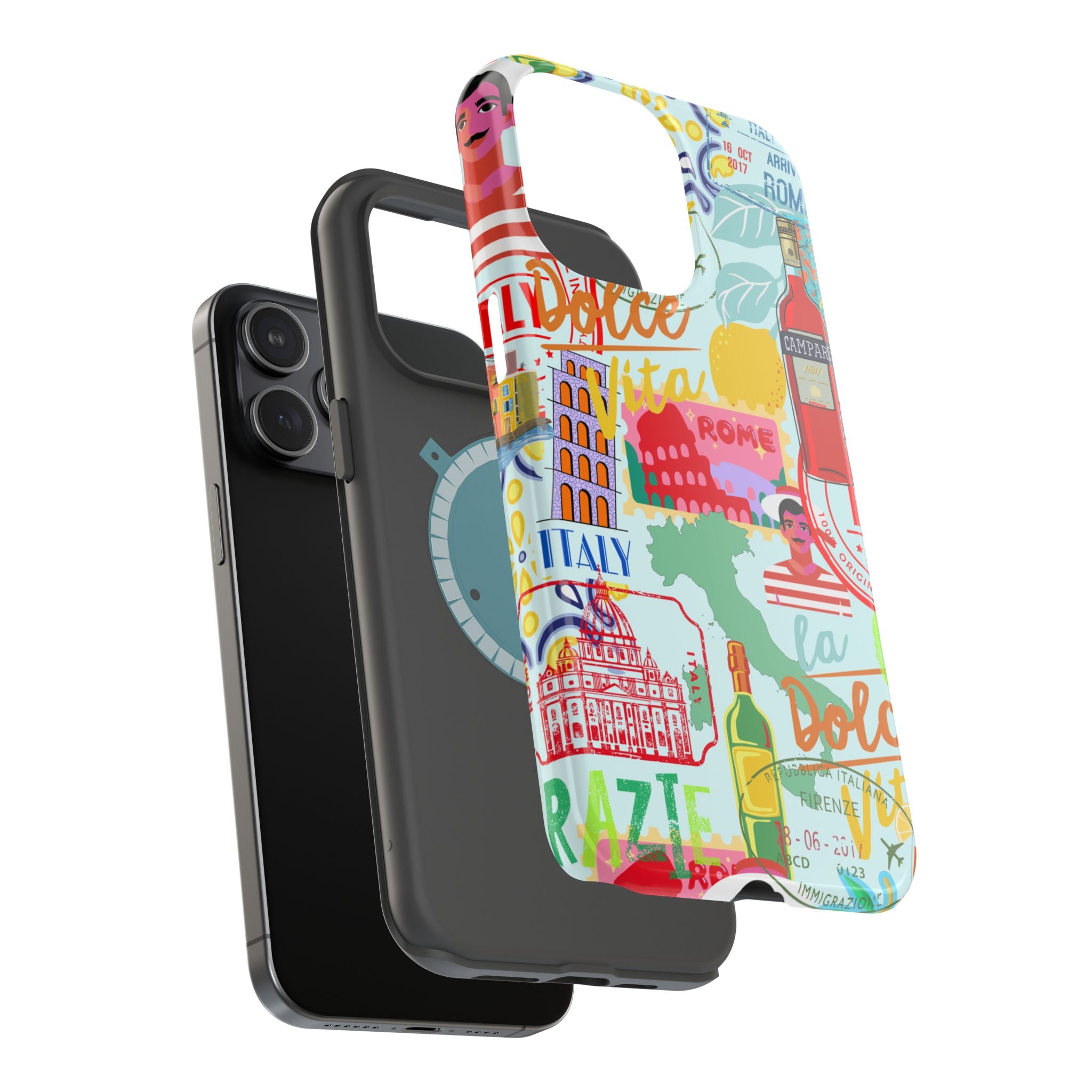 Italy Collage Magnetic Tough Case