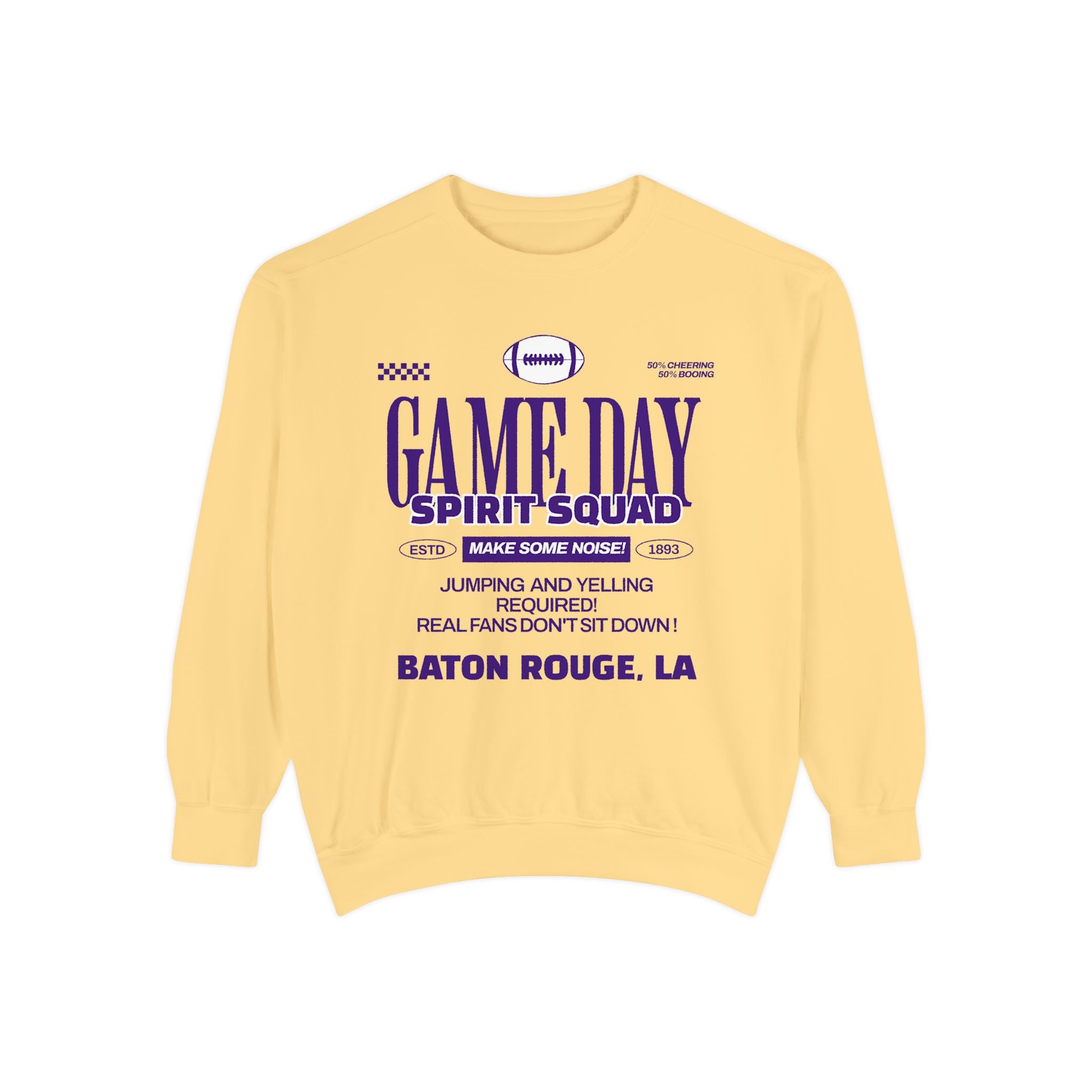 SPIRIT Squad! Game Day Baton Rouge, Louisiana Sweatshirt