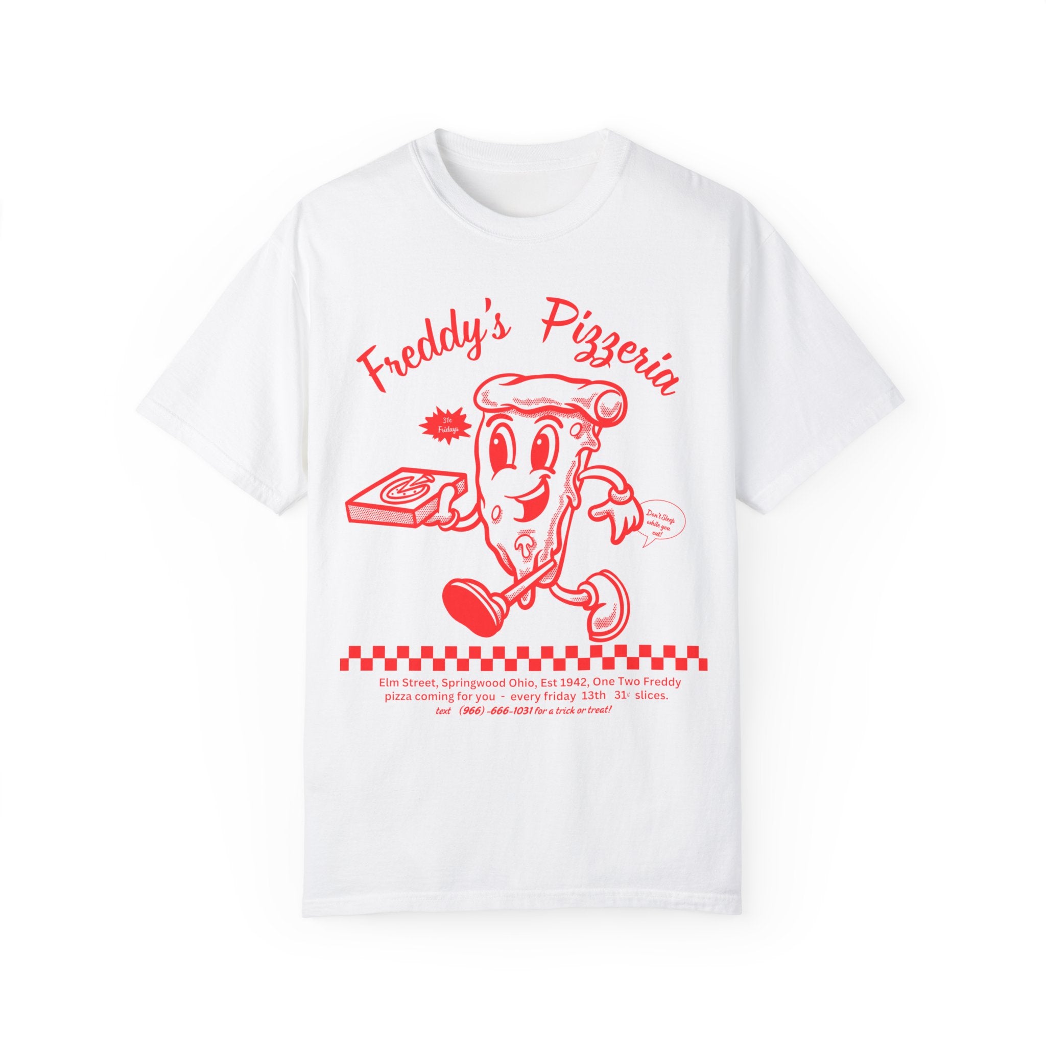 Freddy's Pizzeria Tee, Friday the 13th