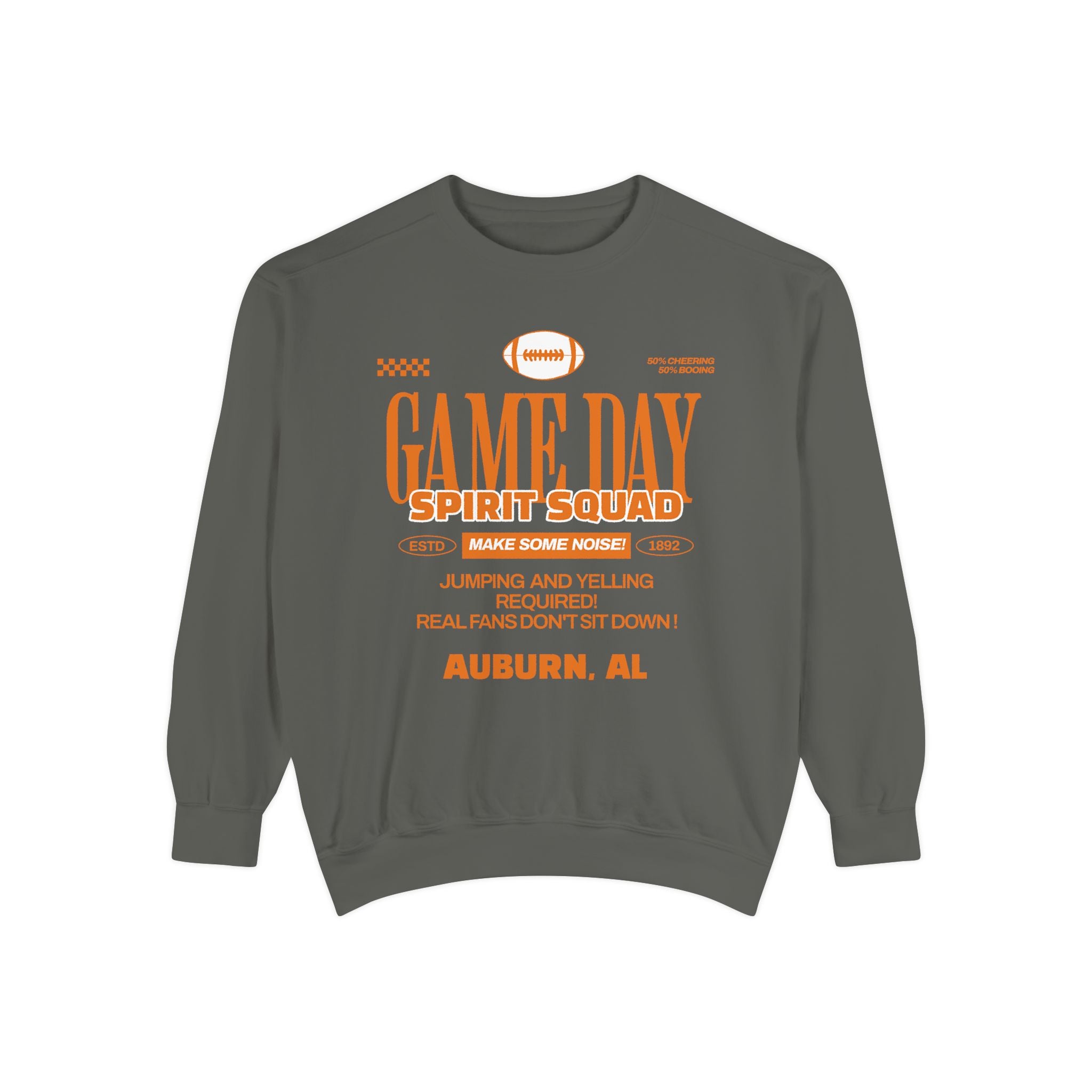 SPIRIT Squad! Game Day Auburn, Alabama Sweatshirt, SEC, D1, Make Some Noise, Football Season, Football Fan, College Football