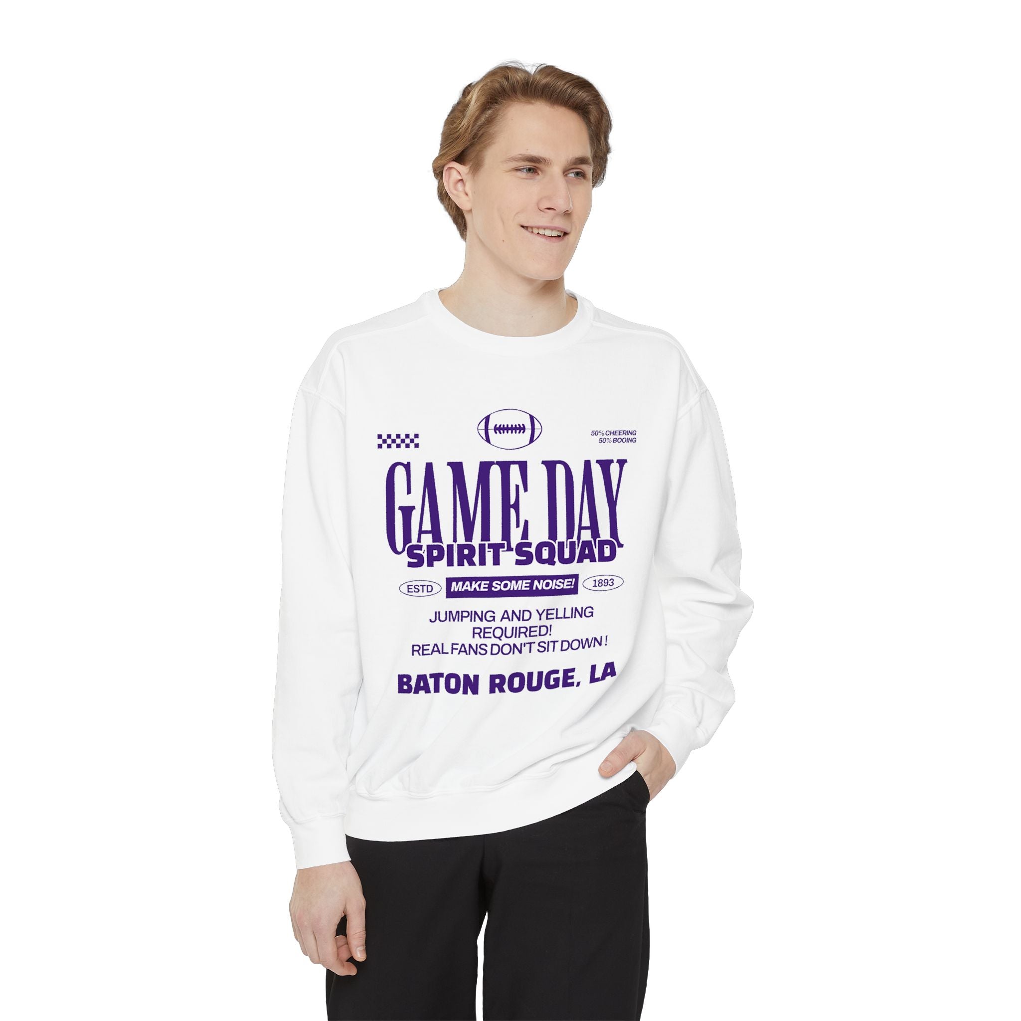 SPIRIT Squad! Game Day Baton Rouge, Louisiana Sweatshirt